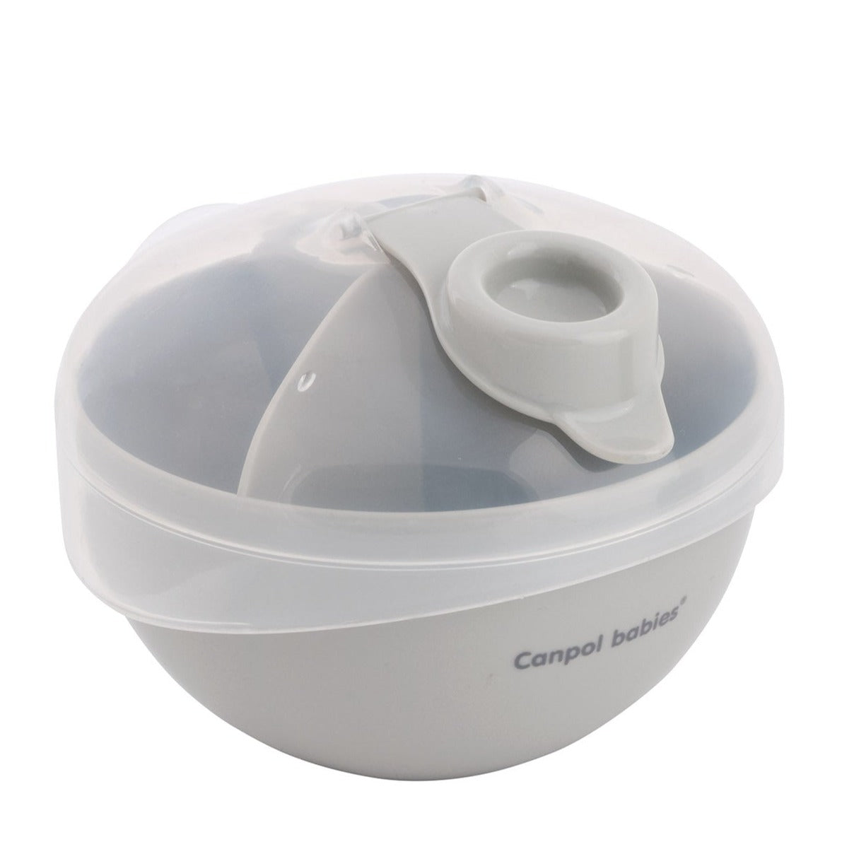 Немовлята Canpol: Сірий молочний дозатор порошкового молока контейнер