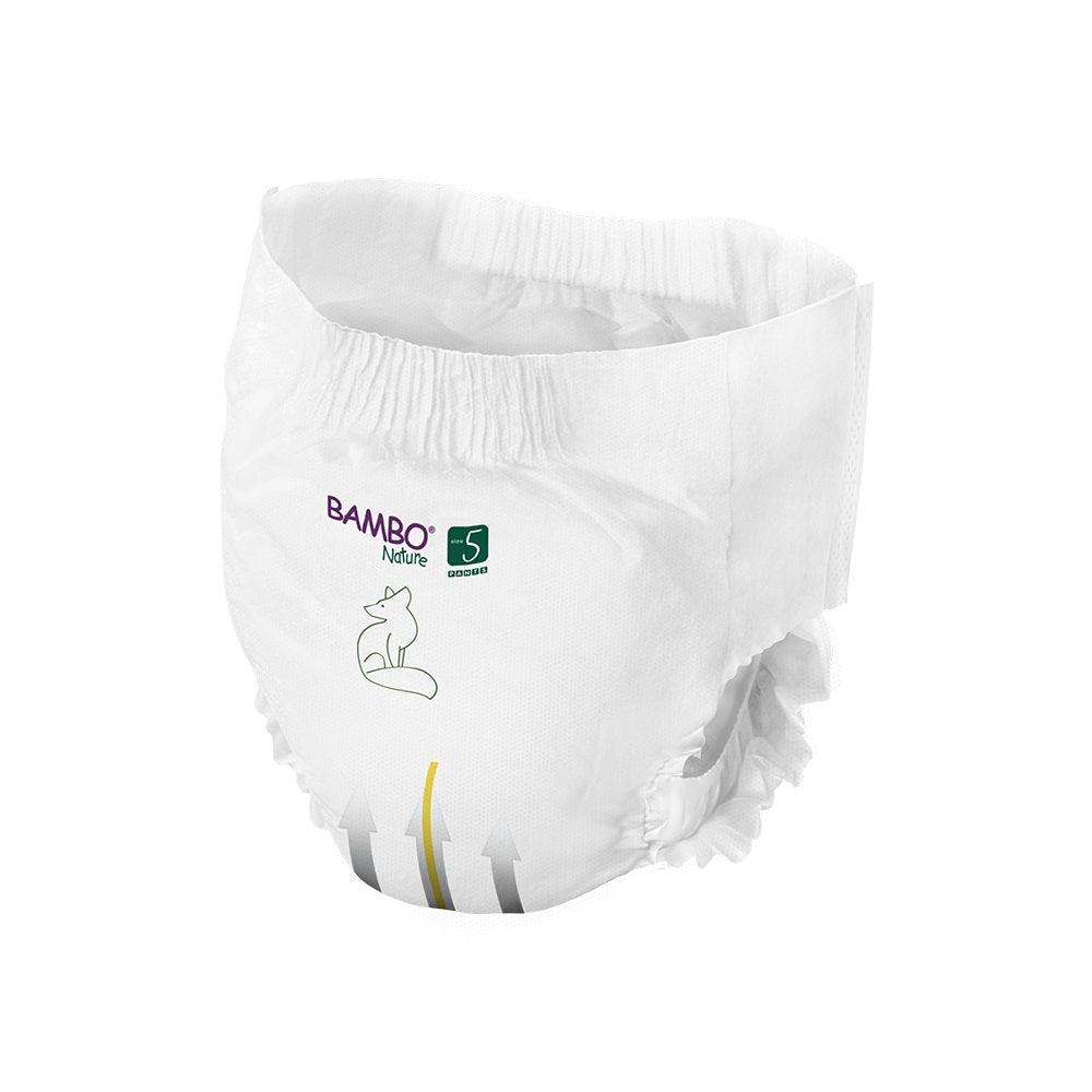 Bambo Nature: pieluchomajtki dla dzieci Junior 5 XL 11-17 kg 19 szt. - Noski Noski