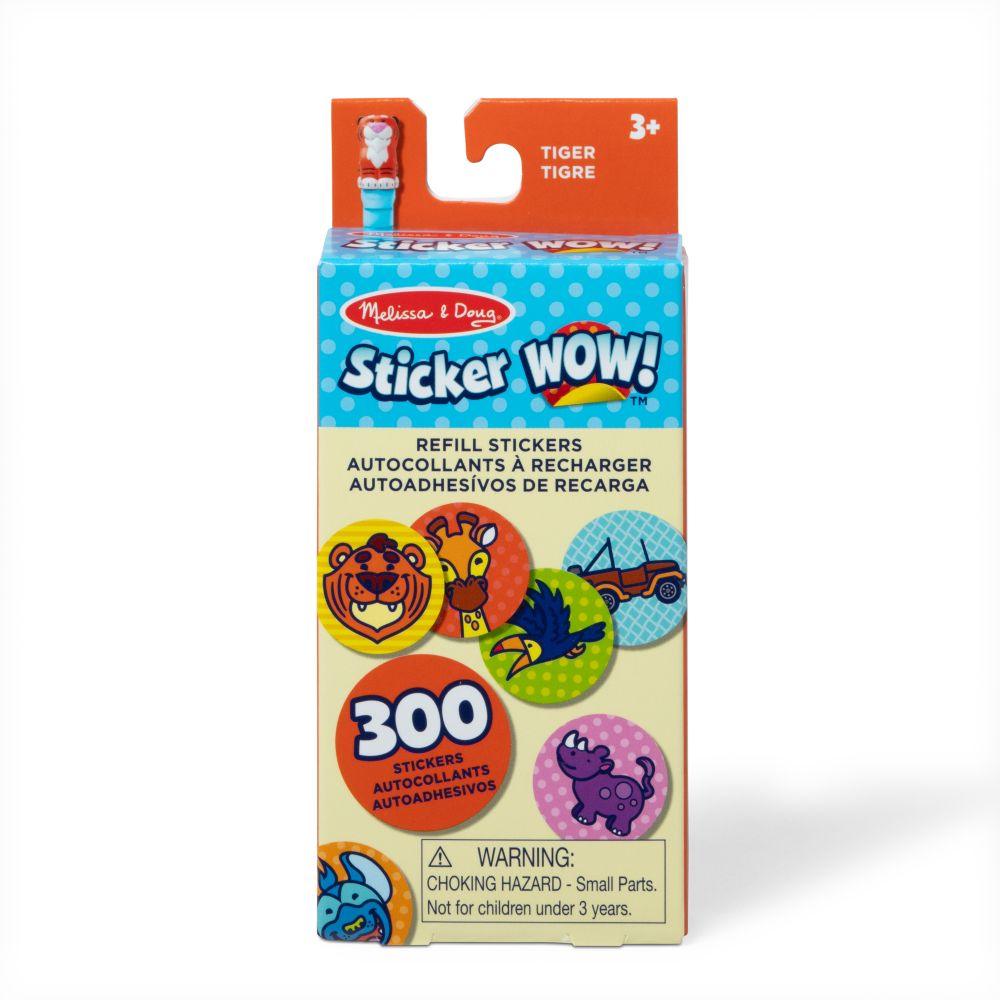 Melissa & Doug: uzupełnienie naklejki Sticker Wow! 300 szt. - Noski Noski