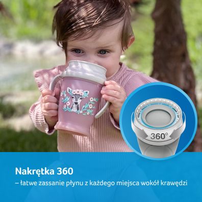 Lovi: kubek niekapek Drink Master 360° 250 ml