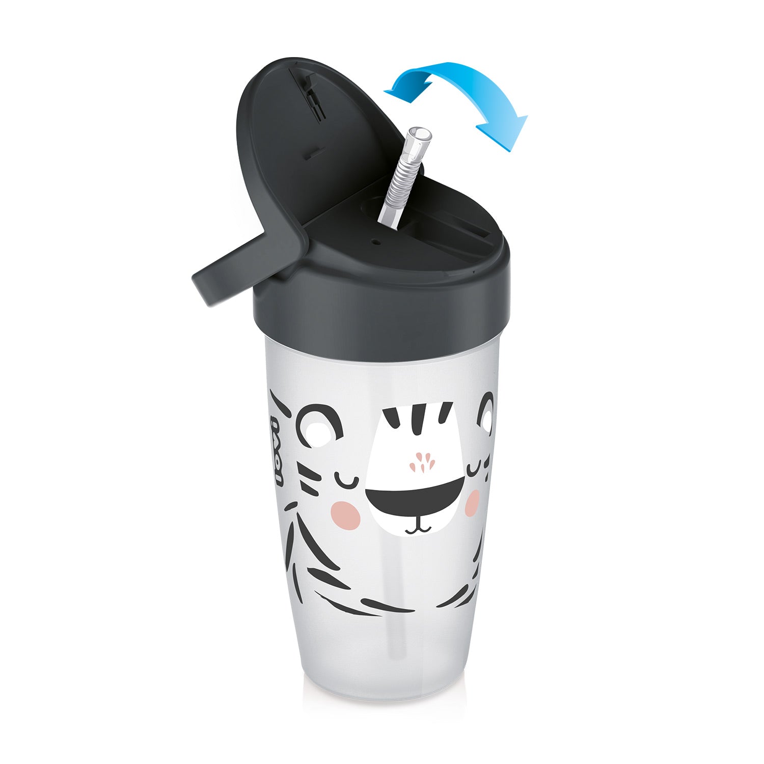 Lovi: a cup with a straw freestyle 350 ml