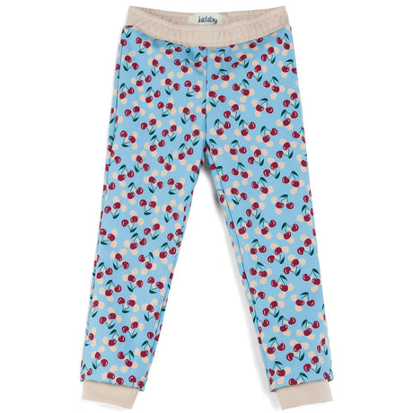 Termiczne spodnie przeciwdeszczowe dla dzieci Kid Story Space Cherry - wygodne i idealne na jesienne spacery oraz zabawy.