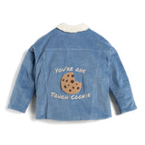 Kurtka sztruksowa Kid Story Teddy Air Blue Cookie