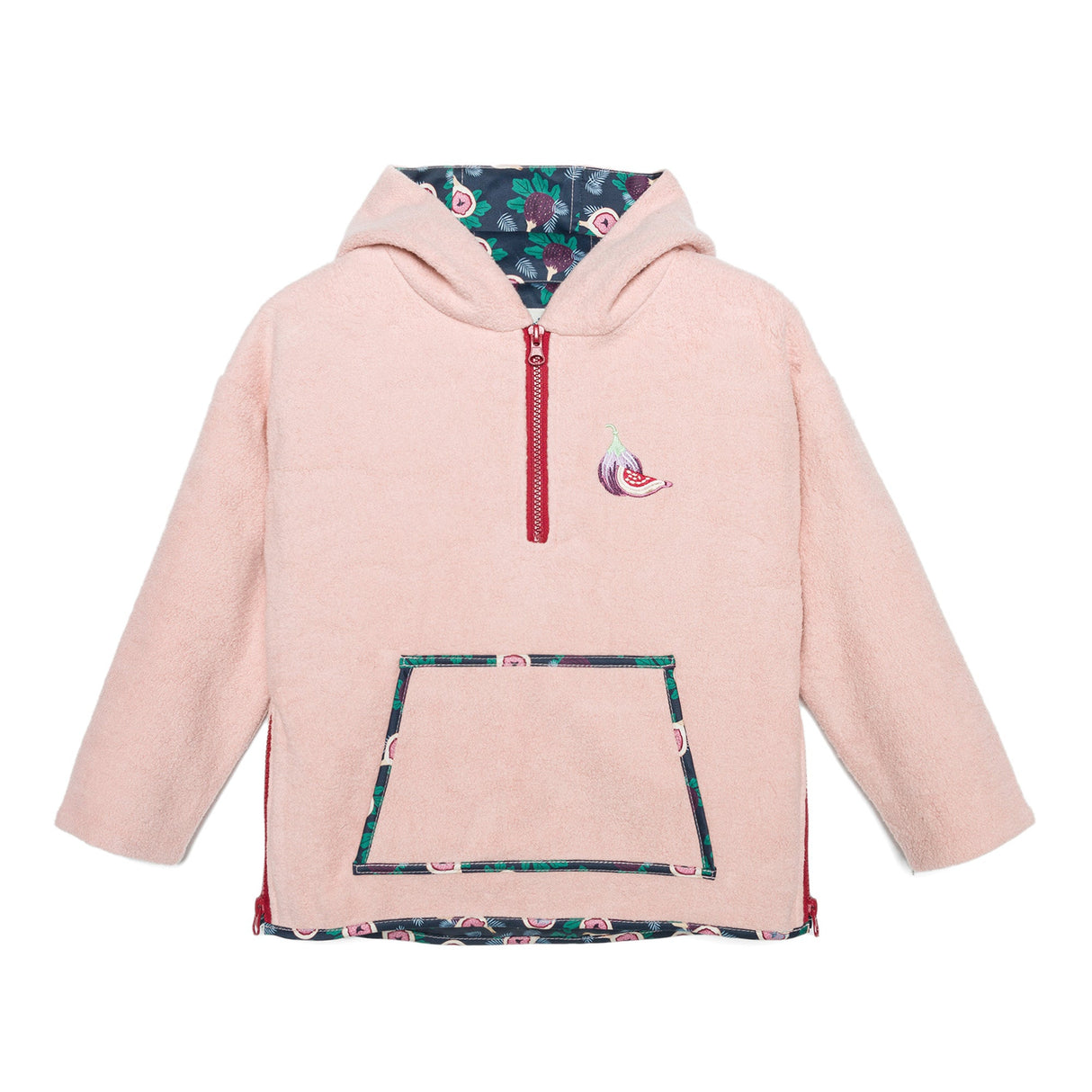 Bluza polarowa bawełniana Kid Story Dusty Pink