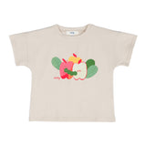 Historia de los niños: camiseta de algodón orgánico de arena ligera