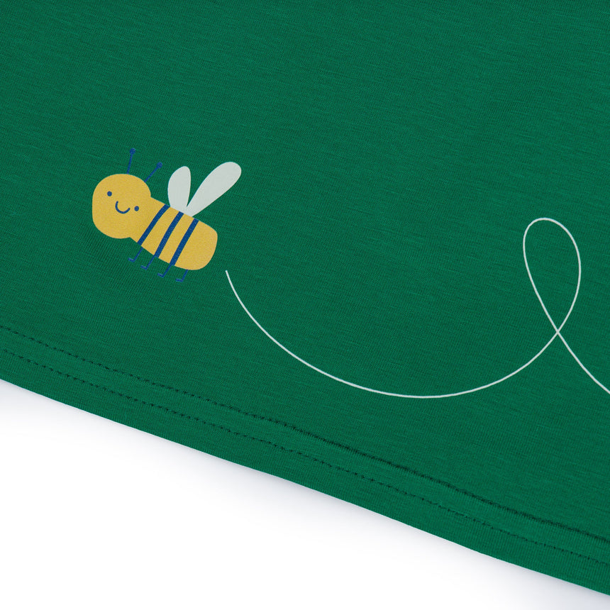 Koszulka dla dzieci Kid Story Green bawełna organiczna