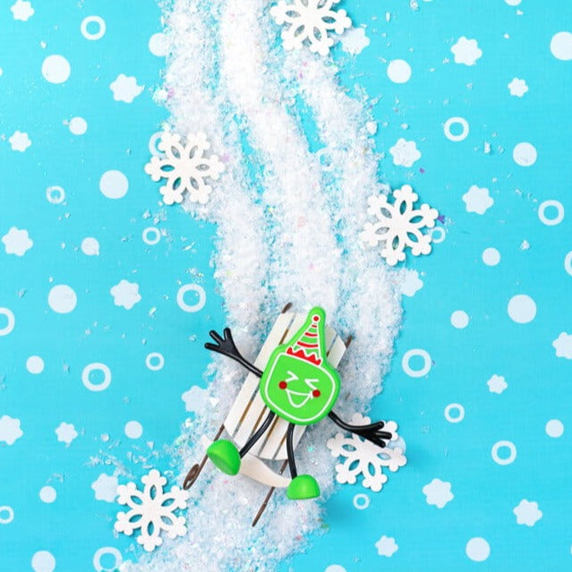 Glo Pals: ludzik i świecące sensoryczne kostki do wody Light-up Sensory Toy Christmas Edition