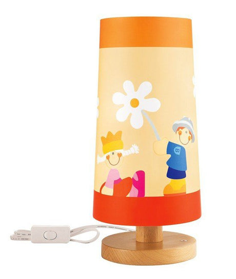 Lampka nocna dla dzieci z czujnikiem zmierzchu i regulacją jasności, bajkowy design, idealna do pokoju malucha
