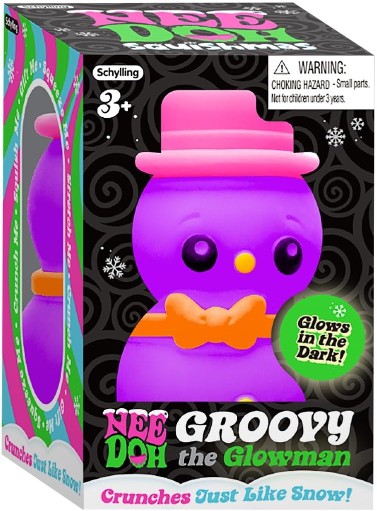 Schylling: sensoryczny gniotek Groovy The Glowman NeeDoh