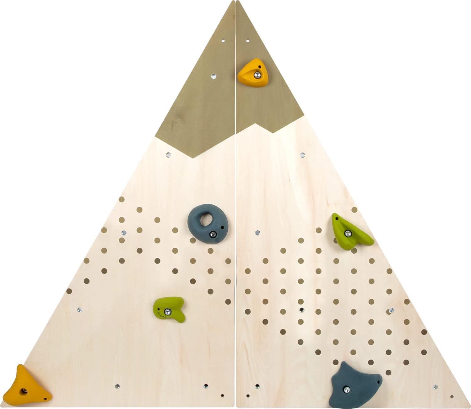 Petit pied: une aventure murale en bois d'escalade en bois