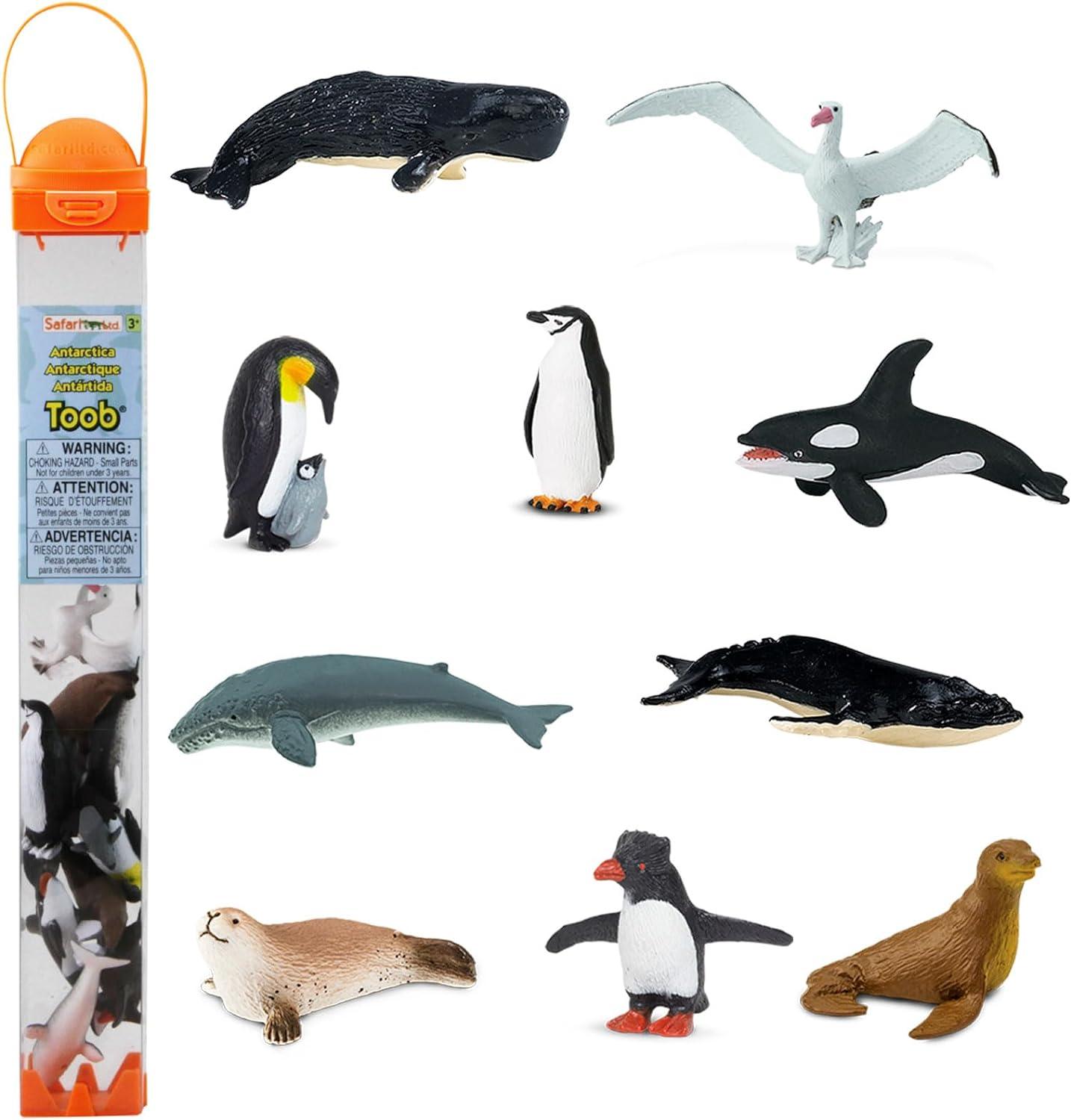 Safari Ltd: figurki w tubie Zwierzęta Antarktyda Toob 10 szt. - Noski Noski