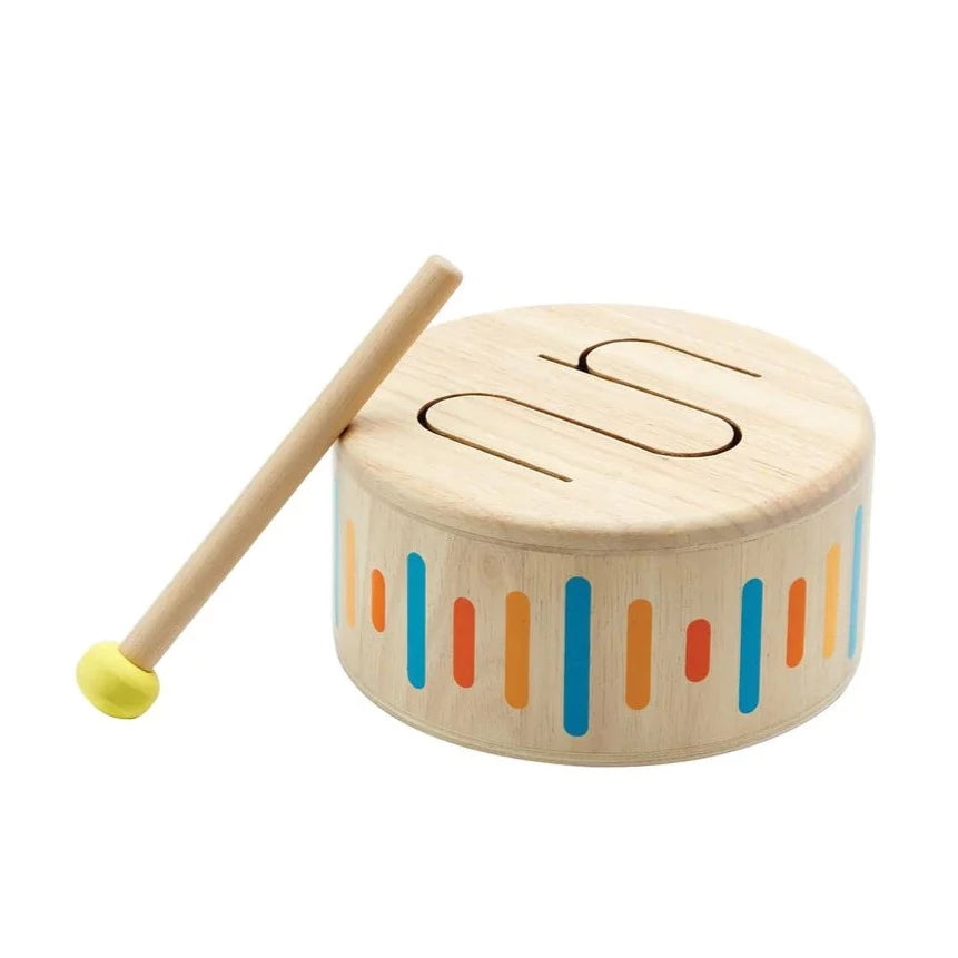 Plan Toys: drewniany bębenek Solid Drum II