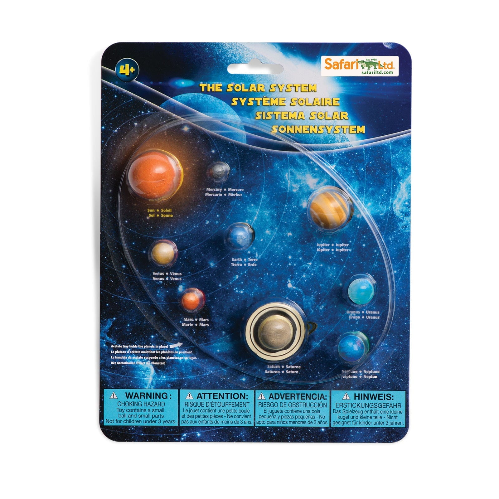 Safari Ltd: Planet -Figuren -Sonnensystem 9 PCs.