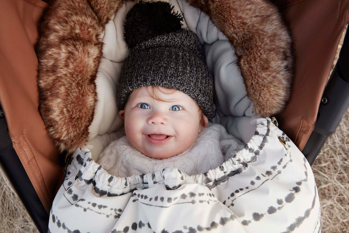 Czapka zimowa Elodie Details Tweed wełniana 0-6 miesięcy
