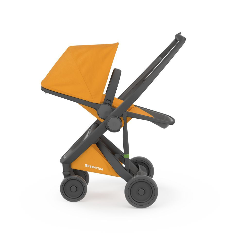 GREENTS: Reversible stroller (V.2.1) Black-Sunflower