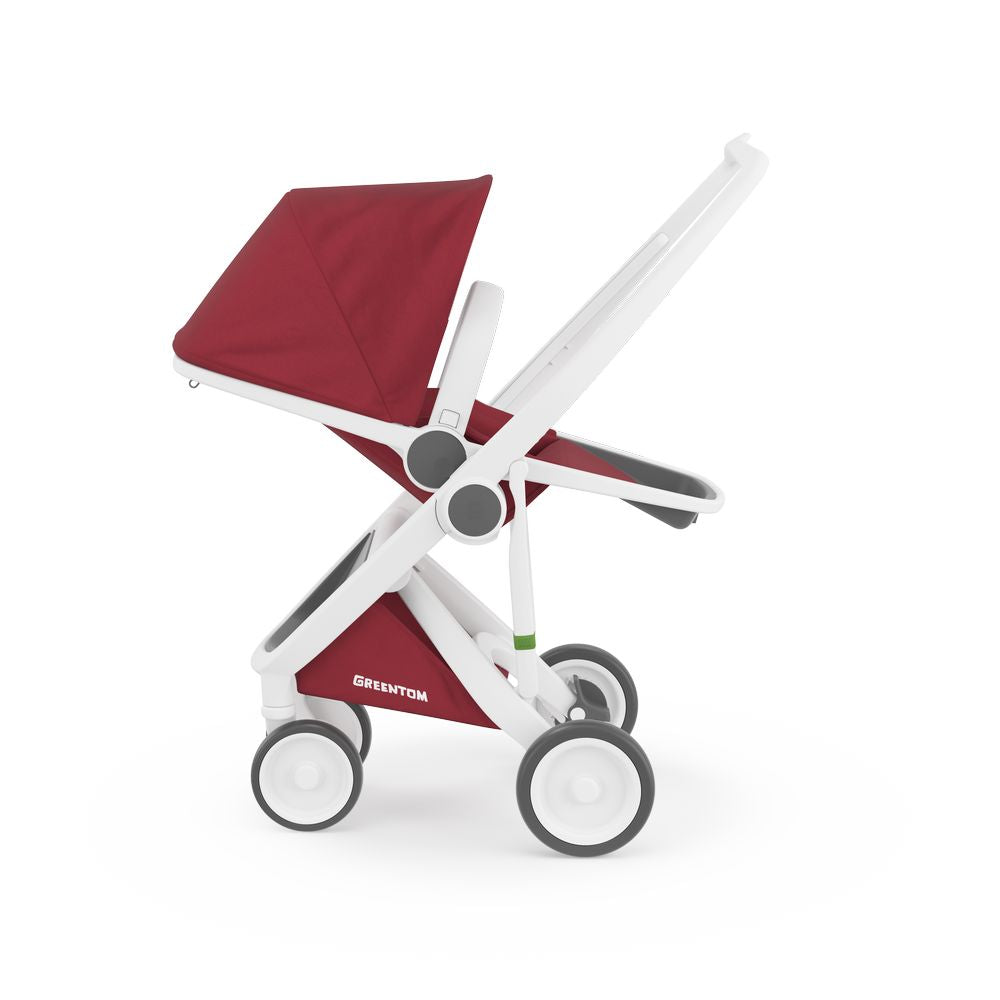 GREENTOM: Reversible stroller (V.2.1) White-Charry