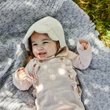 Détails Elodie - Baby Bonnet Hat - Bouclé blanc - 6-12 mois