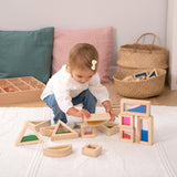 TickiT: drewniane klocki sensoryczne Sensory Block Set 16 el.