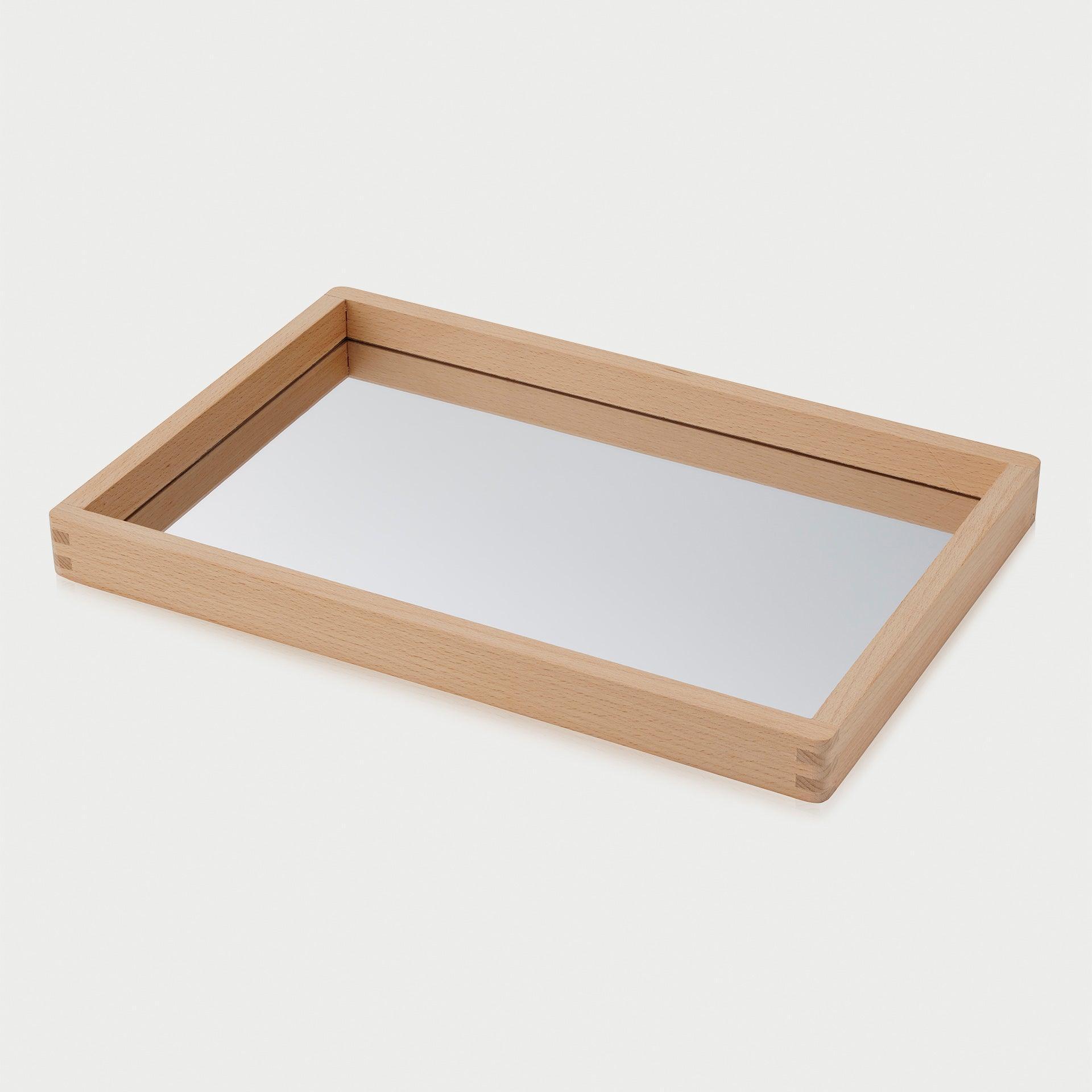 Tickit: Small mirror of Small Wooden Mirror Tray explorers