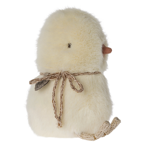 Pluszaki Maileg Mini Chicken Plush 10 cm, urocze maskotki wielkanocne, mięciutkie i bezpieczne dla dzieci oraz dorosłych.