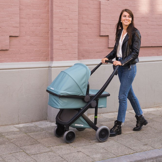 Greentom Wózek Carrycot (v.2.1) Black-Sage