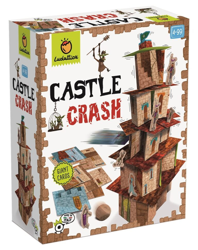 Ludattica: gra rodzinna Kto Zbuduje Wyższy Zamek? Castle Crash