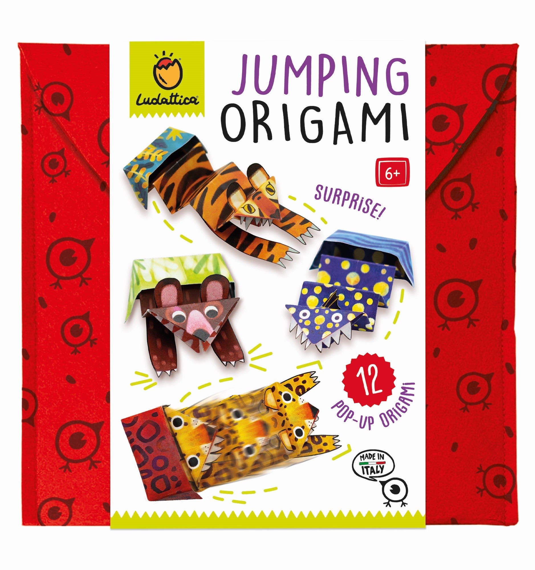 LEDATTICA: Origami creative set jumping animals surprise