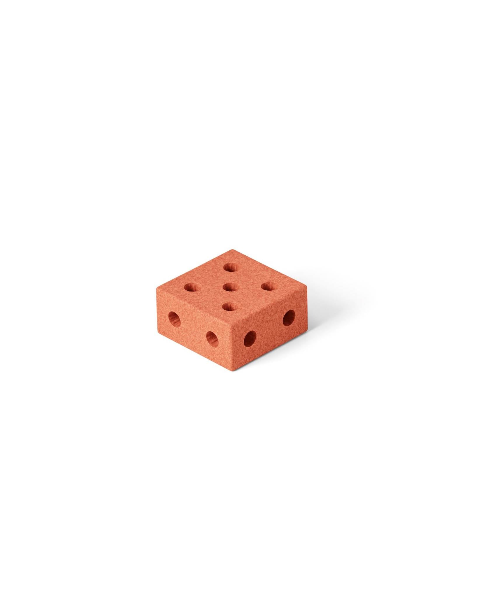 Module - Block Square - sensory foam block, orange