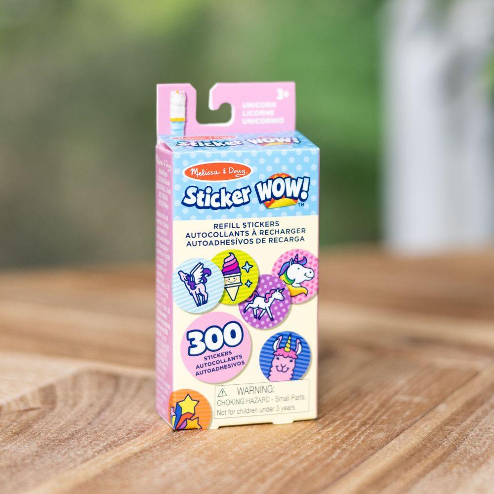 Melissa & Doug: uzupełnienie naklejki Sticker Wow! 300 szt. - Noski Noski