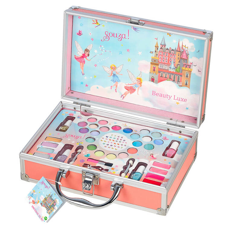 ¡Souza!: Una maleta con cosméticos de maquillaje para niños 36 El.