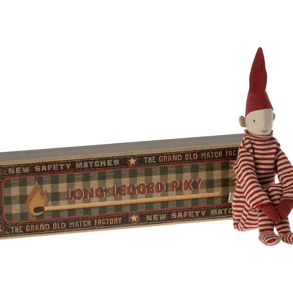 Maileg: elf w pudełeczku Pixy Elf in Box Long Legged