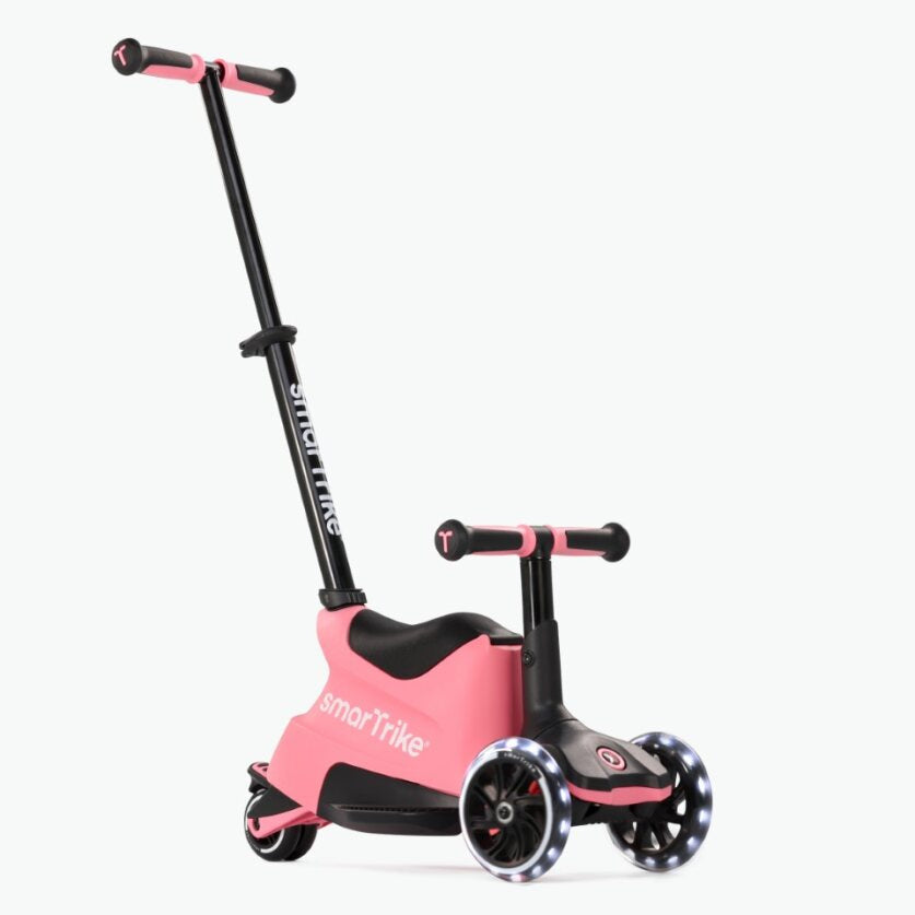SmartRike - 4in1 XTENDE SCOTER + RIDE -ON - SALMON PINK scooter
