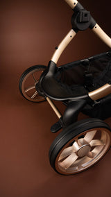 Wózek dziecięcy Icandy Peach 7 Bliźniak 2w1 z akcesoriami podstawowymi Biscotti Blonde