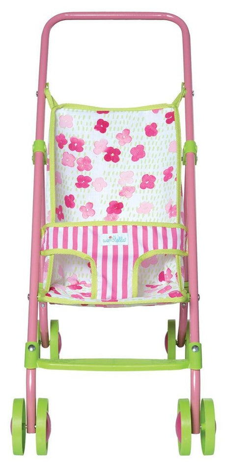 Składany wózek dla lalek Manhattan Toy Baby Stella z wygodnym siedziskiem, idealny towarzysz spacerów każdej lalki.