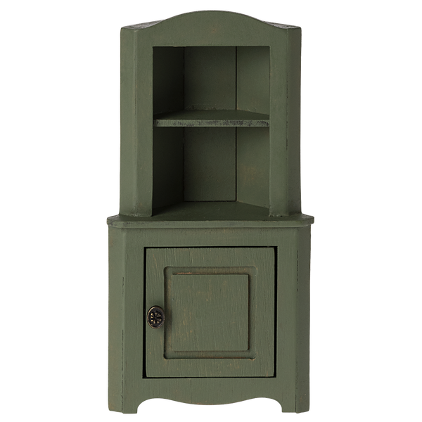 Szafka dla lalek Maileg Corner Cabinet Dark Green