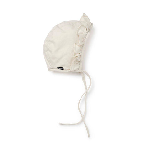 Czapka dla dzieci Elodie Details Winter Bonnet Creamy White 0-3 miesiące