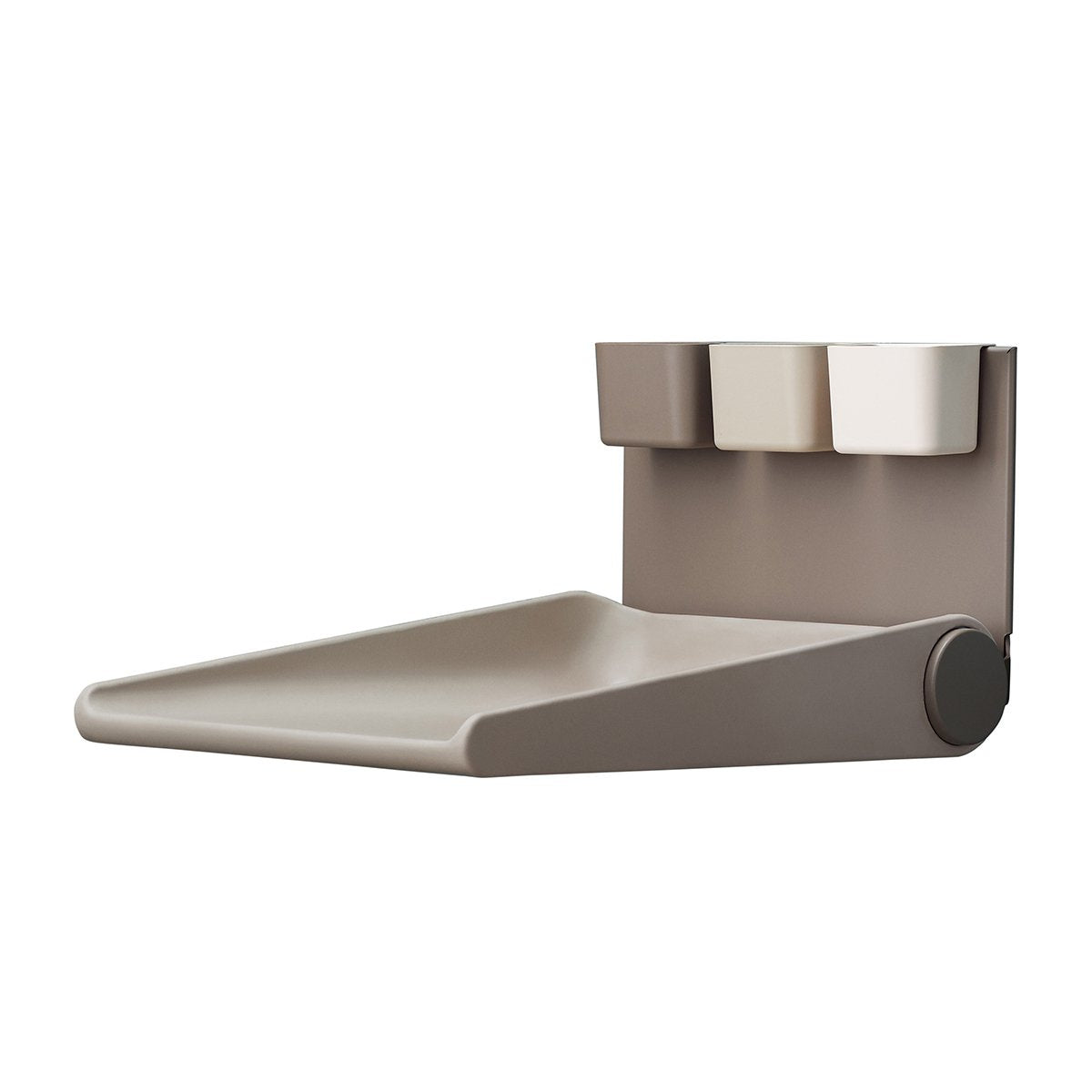 Leander Wally ™- changing table mounted on the wall, cappuccino