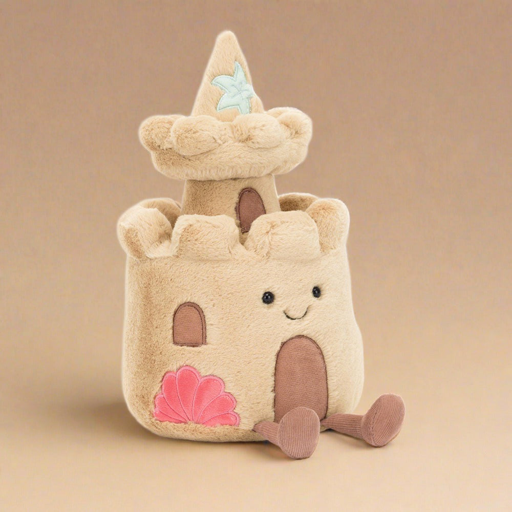 Jellycat: Cuddly Sand Castle Amuseaux Sandcastle 30 cm