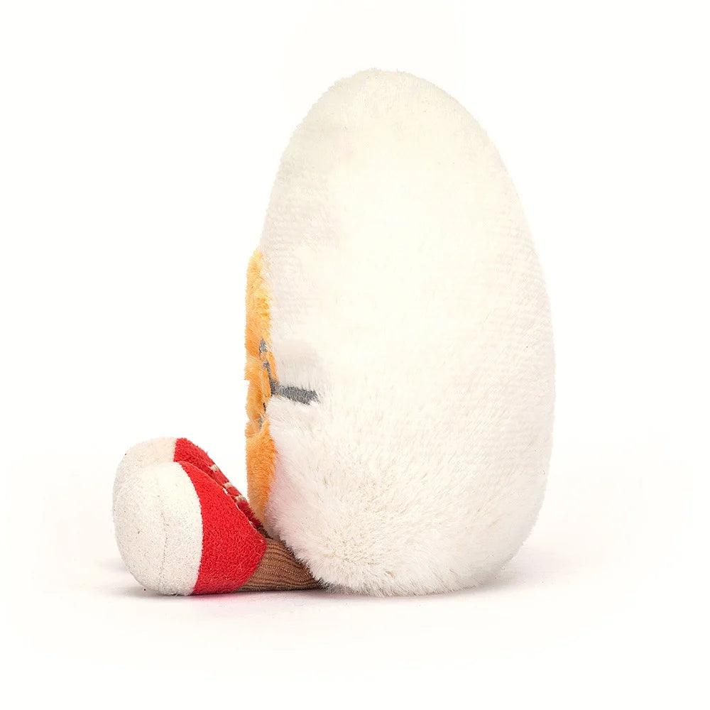 Jellycat: przytulanka jajko w okularach Amuseable Boiled Egg Geek 14 cm - Noski Noski