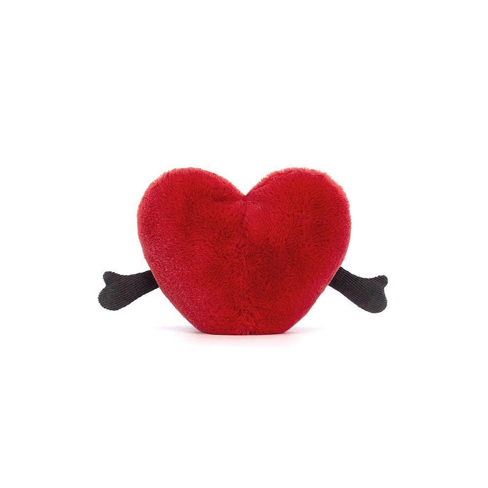 Jellycat: cœur de mascotte coeur rouge amusant 13 cm