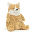 Corgi piesek Jellycat Amore, miękki i pękaty przytulak, idealny towarzysz drzemek dla maluszków od pierwszych dni życia.