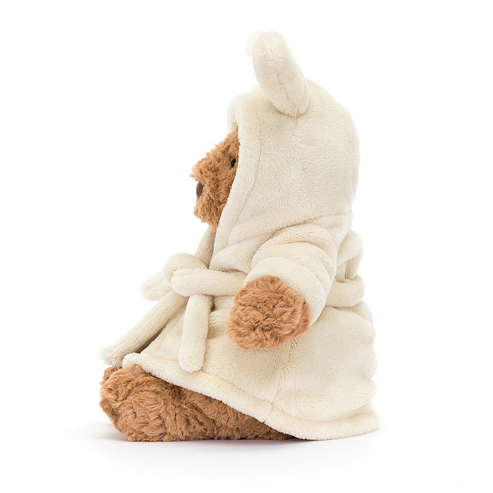 Jellycat: Kezulanka Bear Bartholomew in a 26 cm bathrobe