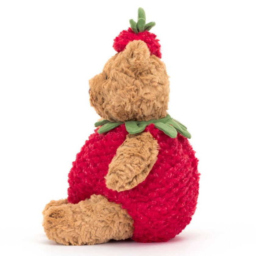 Jellycat: przytulanka miś Bartholomew Strawberry Bear 26 cm
