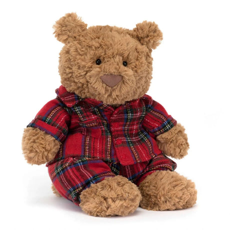 Miś Jellycat Bartholomew Bedtime Bear 26 cm, pluszak, miękki miś uszatek dla dzieci, zapewnia komfort i bezpieczeństwo.