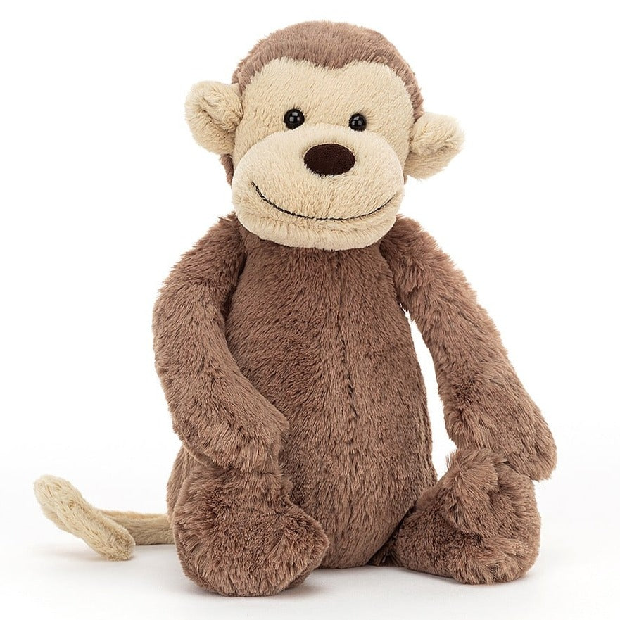 Pluszowa Małpka Jellycat Bashful 31 cm - miękka, bezpieczna maskotka idealna do przytulania dla każdego maluszka.