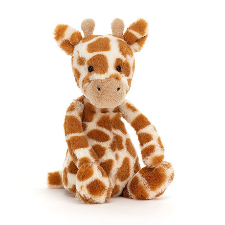 Miękka maskotka Żyrafa Jellycat Bashful Giraffe 18 cm, urocza przytulanka dla dzieci i dorosłych.