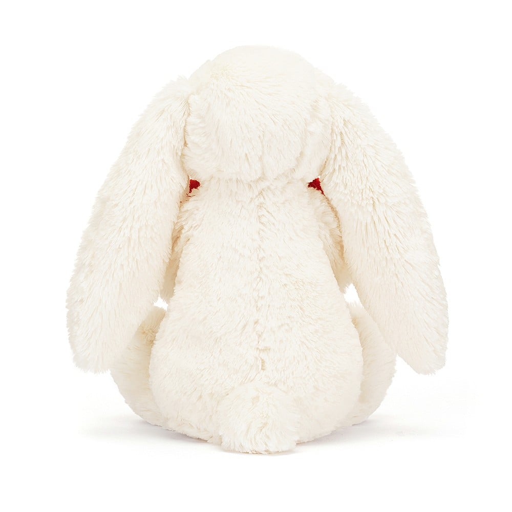 Jellycat: Kezulanka Bunny With Heart Bashphul Red Love Heart Bunny 31 cm