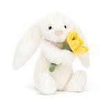 Jellycat: przytulanka króliczek z żonkilem Bashful Bunny 18 cm