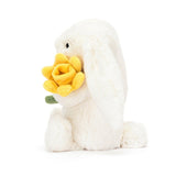 Jellycat: przytulanka króliczek z żonkilem Bashful Bunny 18 cm