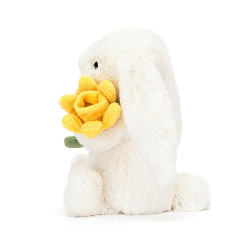 Jellycat: przytulanka króliczek z żonkilem Bashful Bunny 18 cm